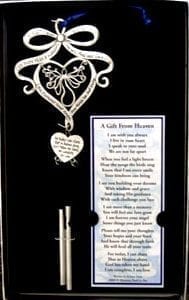 Our Gift From Heaven Wind Chime in Pewter