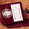 Our Pewter Finish Ornament and Bookmark - Image 3
